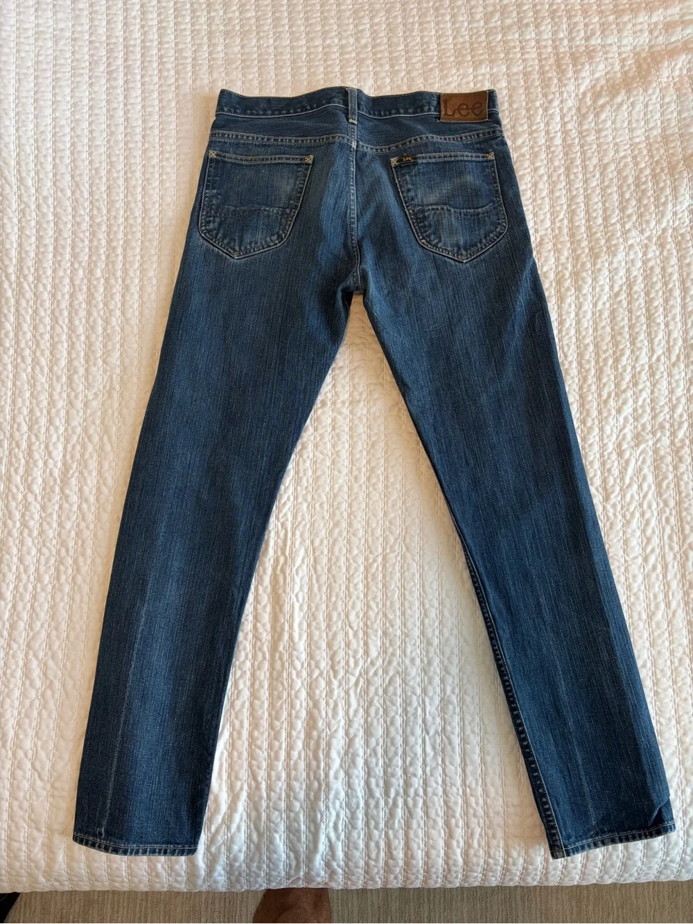 J.Crew X Lee Slim fit mid wash jeans men’s 32×32